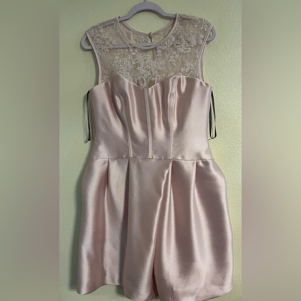 Girls Pink Sleeveless Vera Wang Dress